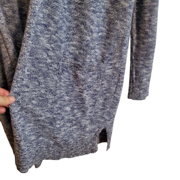 Marine Layer Nantucket Open Front Cardigan Medium Burnout Blue and White - Picture 5 of 16